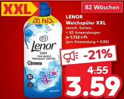Kaufland DE Lenor Weichspüler XXL aanbieding