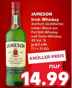 Kaufland DE JAMESON Irish Whiskey aanbieding
