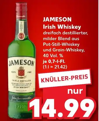 Kaufland DE JAMESON Irish Whiskey aanbieding