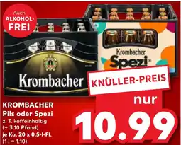 Kaufland DE KROMBACHER Pils oder Spezi aanbieding