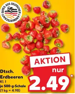 Kaufland DE Dtsch. Erdbeeren aanbieding