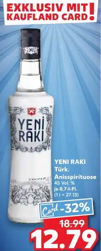 Kaufland DE Yeni raki Türk Anisspirituose aanbieding