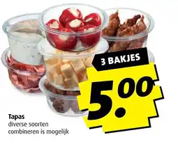Boni Tapas diverse soorten combineren is mogelijk aanbieding