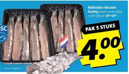 Boni Hollandse Nieuwe haring vanaf woensdag aanbieding