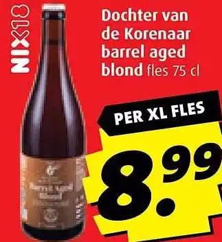 Boni Dochter van de Korenaar barrel aged blond fles 75 cl aanbieding