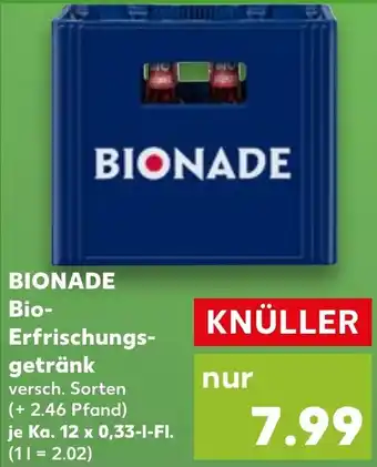 Kaufland DE BIONADE Bio Erfrischungs getränk aanbieding
