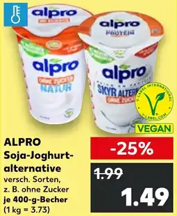 Kaufland DE Alpro soja joghurt alternative aanbieding