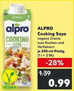 Kaufland DE Alpro cooking soya aanbieding