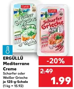 Kaufland DE ERGÜLLÜ Mediterrane Creme aanbieding