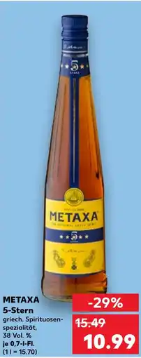 Kaufland DE METAXA 5 Stern aanbieding