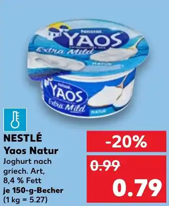 Kaufland DE NESTLÉ Yaos Natur aanbieding