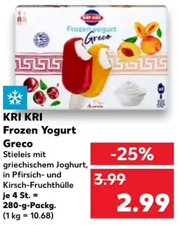 Kaufland DE KRI KRI Frozen yogurt Greco aanbieding