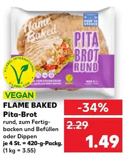 Kaufland DE FLAME BAKED Pita Brot aanbieding