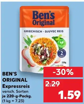 Kaufland DE Ben's Original Expressreis aanbieding