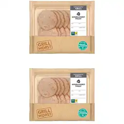 Albert Heijn AH Kipgrillworst pikant 2-pack aanbieding