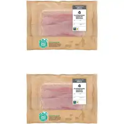 Albert Heijn AH Flinterdunne gegrilde beenham 2-pack aanbieding