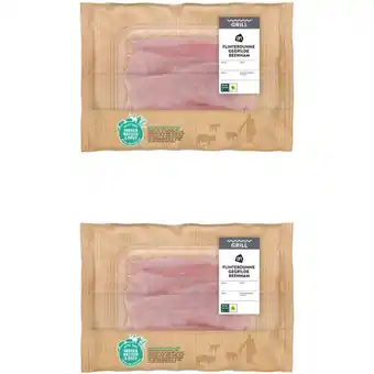 Albert Heijn AH Flinterdunne gegrilde beenham 2-pack aanbieding