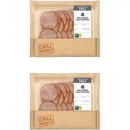 Albert Heijn AH Grillworst kaas mosterd 2-pack aanbieding