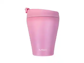 ANWB Flaske 200ML RVS Koffiebeker to Go Roze aanbieding