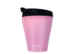 ANWB Flaske 200ML RVS Koffiebeker to Go Donker Roze aanbieding