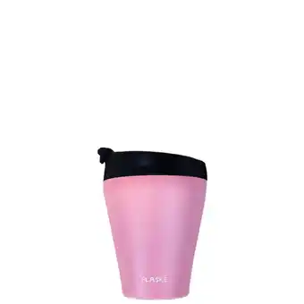ANWB Flaske 200ML RVS Koffiebeker to Go Donker Roze aanbieding