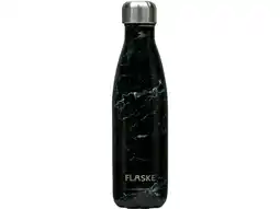 ANWB Flaske 500 ml RVS Drinkfles SignaalZwart aanbieding