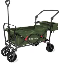 ANWB Lifegoods Bolderkar Tot 120KG 90L Groen aanbieding