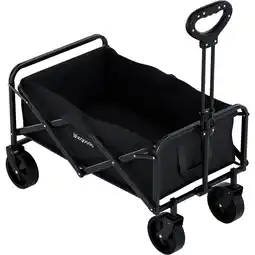 ANWB Lifegoods Bolderkar 80KG Draagkracht 80L Zwart aanbieding