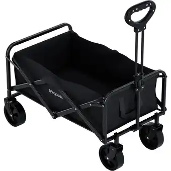 ANWB Lifegoods Bolderkar 80KG Draagkracht 80L Zwart aanbieding