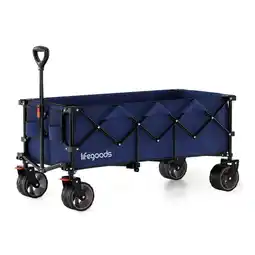 ANWB Lifegoods Bolderkar 150KG Blauw aanbieding