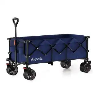 ANWB Lifegoods Bolderkar 150KG Blauw aanbieding