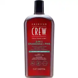Douglas American Crew 3-in-1 Chamomile + Pine Shampoo, Conditioner and Body Wash aanbieding