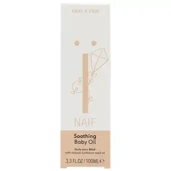 Holland & Barrett Naïf Baby & Kids Soothing Baby Oil - 100ml aanbieding
