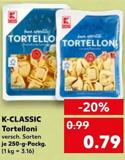 Kaufland DE K-CLASSIC Tortelloni aanbieding