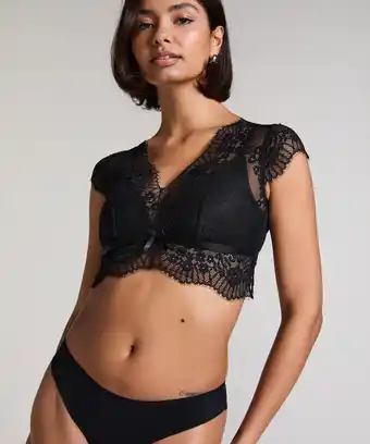 Hunkemoller Hunkemöller Bralette Daphne Zwart aanbieding
