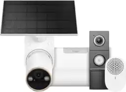 Coolblue TP-Link Tapo H500 Smart HomeBase + C460 Solar Kit + D235 Smart Battery & Wired Doorbell aanbieding