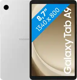 Coolblue Samsung Galaxy Tab A9 8,7 inch 128GB Wifi Zilver aanbieding