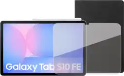 Coolblue Samsung Galaxy Tab S10 FE 10,9 inch 128GB Wifi Lichtblauw + Beschermpakket aanbieding