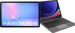 Coolblue Samsung Galaxy Tab S10 FE 10,9 inch 128GB Wifi Lichtblauw + Toetsenbord Hoes QWERTY aanbieding