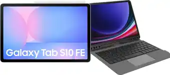 Coolblue Samsung Galaxy Tab S10 FE 10,9 inch 128GB Wifi Lichtblauw + Toetsenbord Hoes QWERTY aanbieding
