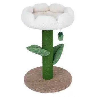Zooplus TIAKI Nature krabpaal Blossom Wit Kat aanbieding