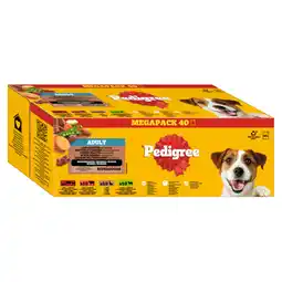 Zooplus 40x100g Pedigree vershoudzakjes gemengde selectie in saus (4 soorten) nat hondenvoer aanbieding
