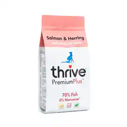 Zooplus 2x1,5kg PremiumPlus Zalm en Haring Thrive Kattenvoer aanbieding