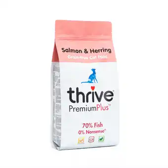 Zooplus 2x1,5kg PremiumPlus Zalm en Haring Thrive Kattenvoer aanbieding