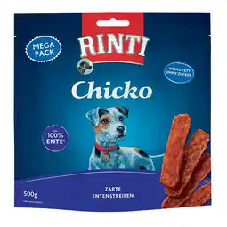 Zooplus 500g Rinti Chicko Eend Hondensnacks aanbieding