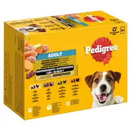 Zooplus Pedigree Maaltijdzakjes Multipack - Gevogelte in saus naar keuze (4 soorten) 12 x 100 g aanbieding