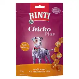 Zooplus 225g Rinti Chicko Plus Kaasblokjes Hondensnacks aanbieding