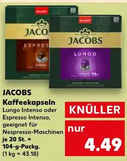 Kaufland DE JACOBS Kaffeekapseln aanbieding