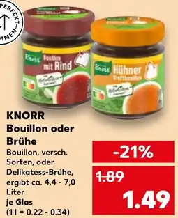Kaufland DE KNORR Bouillon oder Brühe aanbieding