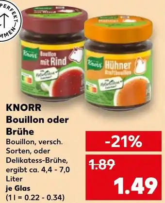 Kaufland DE KNORR Bouillon oder Brühe aanbieding